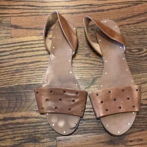 Madewell Tan Leather Sandals